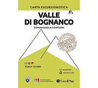 Valle di Bognanco Hiking Map 8: Domodossola e Dintorni [Lingua inglese]