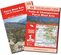 Valle di Champorcher, Parco Mont Avic. Ediz. multilingue. Con Carta geografica: Carta dei sentieri 1:25.000