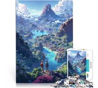 Valle mistica Puzzle da 1000 pezzi per adulti Giocattoli che creano dipendenza e sfidano l'intelligenza del cervello Interazione genitore-figlio 38x26cm