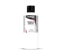 Vallejo- Premium Airbrush Color Flacone di Vernice a Base d'Acqua, 200 ml, Trasparente (Gloss Varnish), (Confezione da 1), 063064