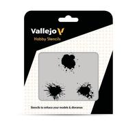 Vallejo 1/35 Scale Stencil Paint Stains - Model Building Paints & Tools # ST-TX0