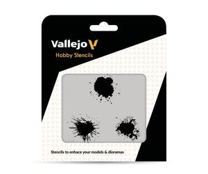 Vallejo 1/35 Scale Stencil Paint Stains - Model Building Paints & Tools # ST-TX0