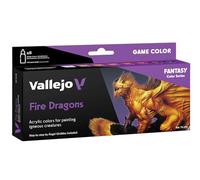 Vallejo Game Color Fire Dragons - Set da 8 Colori
