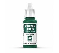 Vallejo 70.319 - Colore Acrilico a Base d'Acqua, Verde (Usmc Tank Crew), 17 ml, 1 Pezzo