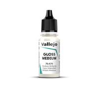 Vallejo 70.470 - Colore Acrilico Opaco , Trasparente (Glossy Medium), 17 ml, 1 Pezzo