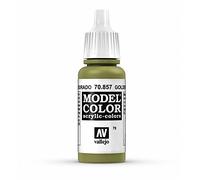 Vallejo 70.857 - Colore Acrilico Opaco , Verde (Golden Olive), 17 ml, 1 Pezzo