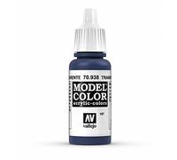 Vallejo 70.938 - Colore Acrilico Opaco , Blu Trasparente (Trans Blue), 17 ml, 1 Pezzo