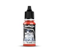 Vallejo 70.956 - Colore Acrilico Opaco , Arancione Trasparente (Clear Orange), 17 ml, 1 Pezzo