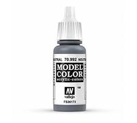 Vallejo 70.992 - Colore Acrilico Opaco , Grigio (Neutral Grey), 17 ml, 1 Pezzo