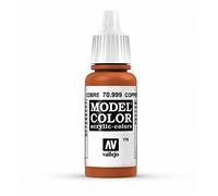 Vallejo 70.999 - Colore Acrilico Opaco , Marrone (Metallic Copper), 17 ml, 1 Pezzo