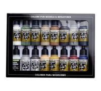 Vallejo 71191 Colorante per modellismo Bianco, Grigio Gunship (opaco), Verde s