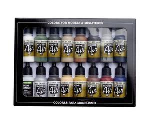 Vallejo 71191 Colorante per modellismo Bianco, Grigio Gunship (opaco), Verde s