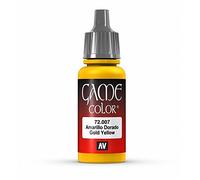 Vallejo 72007 - Colore Acrilico In Formula Opaca E Coprente A Base D'acqua, Giallo (Gold Yellow), 17 ml, 1 Pezzo