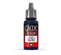 Vallejo 72019 - Colore Acrilico In Formula Opaca E Coprente A Base D'acqua, Blu (Night Blue), 17 ml, 1 Pezzo