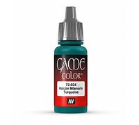 Vallejo 72024 - Colore Acrilico In Formula Opaca E Coprente A Base D'acqua, Turchese (Falcon Turquoise), 17 ml, 1 Pezzo