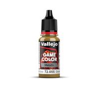 Vallejo Game Color Set Pittura Acrilica Dorata Opaca, 18 ml, Autonivelante, Sistema BSL, Ideale per Modellismo e Miniature