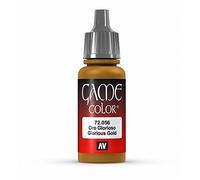 Createx Vallejo Colore acrilico 72056 – opaco e coprente a base d'acqua – Oro (Glorious Gold) 17 ml