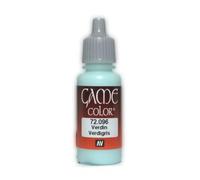 Vallejo 72096 - Colore Acrilico In Formula Opaca E Coprente A Base D'acqua, Blu (Verdigris), 17 ml, 1 Pezzo
