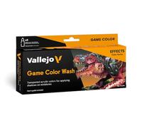 Vallejo 772190 Set Effetti Game Color Wash, 8 x 18 ml, Various, 72190