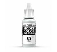 Vallejo 997 Model Color - Colore Acrilico, 17 ml, Metallic Silver