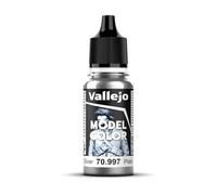 Createx Vallejo Colore acrilico Model Color 997 – 17 ml – Argento metallico