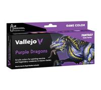 Vallejo Game Color Purple Dragons - Set da 8 Colori