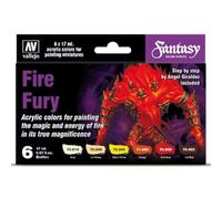 Vallejo AV Model Color Set Fire Fury (6), Vernici per modellini, VAL70243