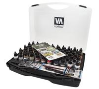 BASIC MODEL AIR COLOR 70170 Case Set Valigetta 72x17 ml Colori Acrilici VALLEJO