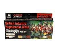 Vallejo- British Infantery Napoleonic Wars Vernice per modellismo, Multicolore, 29066