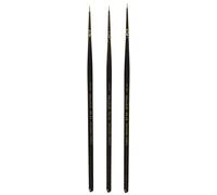 Vallejo Brush RK25999 Detail Set Kolinsky-Tajmyr (4/0, 3/0 & 2/0)