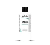 Vallejo Diluente per Aerografo 200 Ml, Diluente per Pitture Acriliche, Ottimizza il Colore senza Perdere Qualità, Ideale per Modellismo e Arte