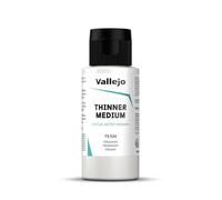Vallejo Diluyente Incoloro 60 ml, Solvente per Pittura Acrilica, Ideale per Tecniche di Mischia e Fluidificazione, Formula di Alta Qualità