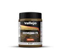 Vallejo Game Effects - Vernice Effetto di Fango Europeo, 200 ml, Marrone (European Mud)