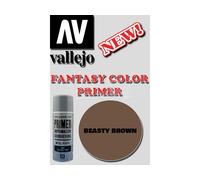 VALLEJO FANTASY COLOR PRIMER BEASTY BROWN 28019 COLORI VALLEJO