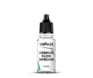 Vallejo Flow Improver per Aerografo, 18 ml, Ottimizza la Fluidità della Vernice, Ideale per Modellismo e Pittura, Incolore