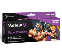 Vallejo Game Air 72204 Face Painting set by A.Giraldez (8x18ml)