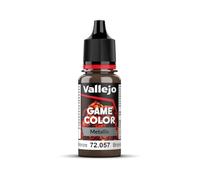 Vallejo 72057 - Colore Acrilico In Formula Opaca E Coprente A Base D'acqua, Oro (Bright Bronze), 17 ml, 1 Pezzo