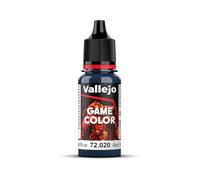 Vallejo Game Color Pintura Acrilica Imperial Blue, 18 ml, Finitura Opaca, Autonivelante, Sistema BSL, Ideale per Modellismo e Miniature
