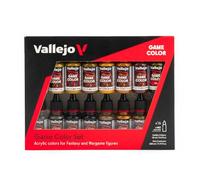 Vallejo Game Color Leather and Metal - Set da 16 Colori