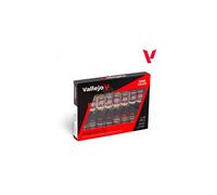 Vallejo Game Color Leather and Metal - Set da 16 Colori