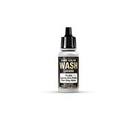 Vallejo Game Color Wash - Vernice Acrilica Trasparente ad Asciugatura Rapida, 17 ml, Grigio (Pale Grey Wash)