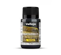 VALLEJO WEATHERING BLACK THICK MUD 40ML 73812 COLORI VALLEJO