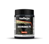 VALLEJO WEATHERING BLACK SPLASH MUD 200ML 26812 ACCESSORI PER MODELLISMO VALLEJO