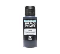 Vallejo Gloss Colore della superficie Nero Primer Poliuretanico acrilico a base