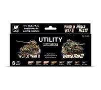 Vallejo II & World War III Militare, Guerra fredda Set di Colori da Modellismo, Multicolore, 17 ml (Confezione da 8), 29169