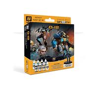 Vallejo Infinity O-12 - Set di 9 colori con fi