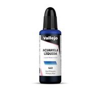 Vallejo Liquid Watercolor 33440 Process Blue (32ml)