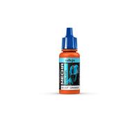 Vallejo Mecha Color - Colore Acrilico a Base d'Acqua per Aerografo, 17 ml, Arancione