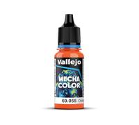 Vallejo Mecha Color - Colore Acrilico a Base d'Acqua per Aerografo, 17 ml, Arancione (Orange Fluorescent)