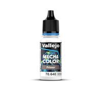 Vallejo Mecha Color - Colore Acrilico a Base d'Acqua per Aerografo, 17 ml, Bianco (White Primer)